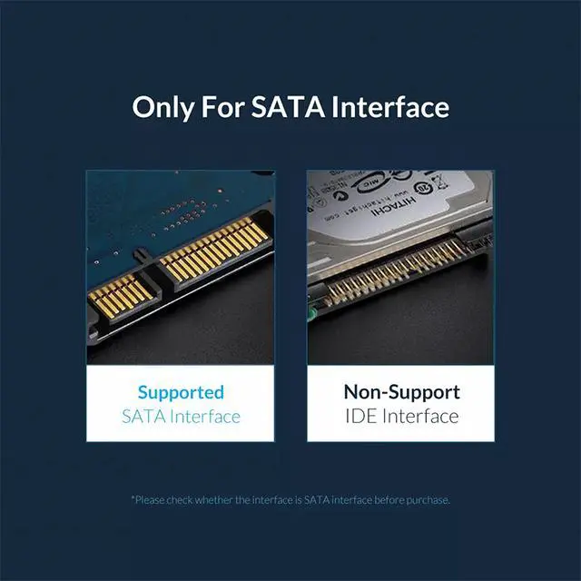 Alt view image 9 of 14 - KingSpec 2.5 SSD Enclosure, Tool Free 2.5 SATA Adapter USB 3.1 Gen 2 10Gbps with USB Type C