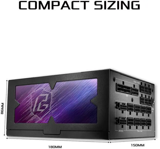 Alt view image 3 of 10 - ASRock Phantom Gaming PG-1600G 1600W 80 PLUS GOLD & Cybenetics PLATINUM Full Modular Power Supply, ATX3.1 & PCIe5.1 Ready with Dual Color 12V-2x6 Cables(2pcs), 10 Years Warranty