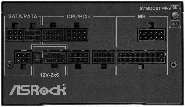 Alt view image 8 of 10 - ASRock Phantom Gaming PG-750G 750W 80 PLUS GOLD & Cybenetics PLATINUM Full Modular Power Supply, ATX3.1 & PCIe5.1 Ready with Dual Color 12V-2x6 Cable, 10 Years Warranty