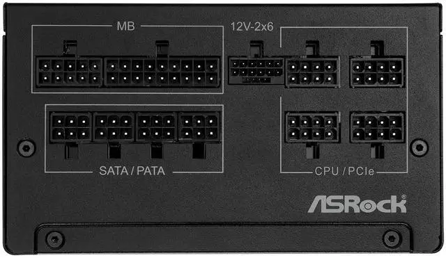 Alt view image 7 of 9 - ASRock Steel Legend SL-750G 750W 80 PLUS GOLD & Cybenetics PLATINUM Full Modular Power Supply, ATX3.1 & PCIe5.1 Ready with Dual Color 12V-2x6 Cable, 10 Years Warranty