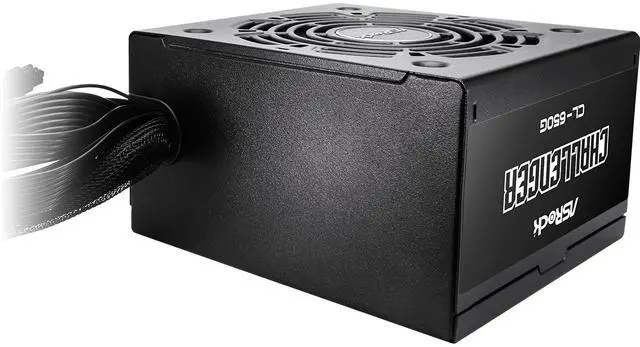 Alt view image 4 of 6 - ASRock Challenger CL-650G 650W 80 PLUS GOLD Certified Non-Modular Power Supply, ATX3.1 Ready, 5 Years Warranty