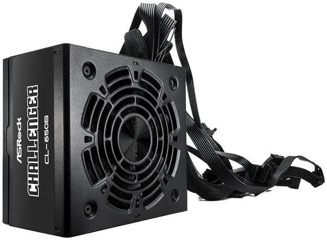 Alt view image 5 of 9 - ASRock Challenger CL-650B 650W 80 PLUS BRONZE Certified Non-Modular Power Supply, 5 Years Warranty