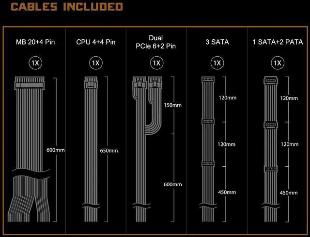 Alt view image 9 of 9 - ASRock Challenger CL-650B 650W 80 PLUS BRONZE Certified Non-Modular Power Supply, 5 Years Warranty