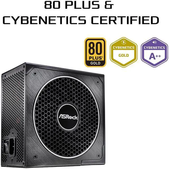 Alt view image 4 of 9 - ASRock PRO PRO-M750G 750 W ATX 3.1 80 PLUS GOLD Certified Power Supplies