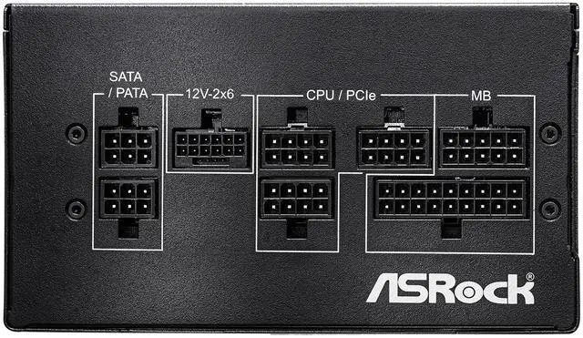 Alt view image 8 of 9 - ASRock PRO PRO-M750G 750 W ATX 3.1 80 PLUS GOLD Certified Power Supplies