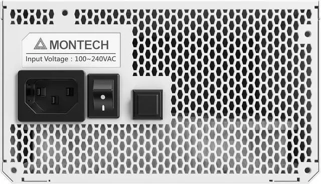 Alt view image 2 of 6 - Montech TITAN PLA 850 850 W ATX12V / EPS12V 80 PLUS PLATINUM Certified Full Modular Active PFC Power Supply