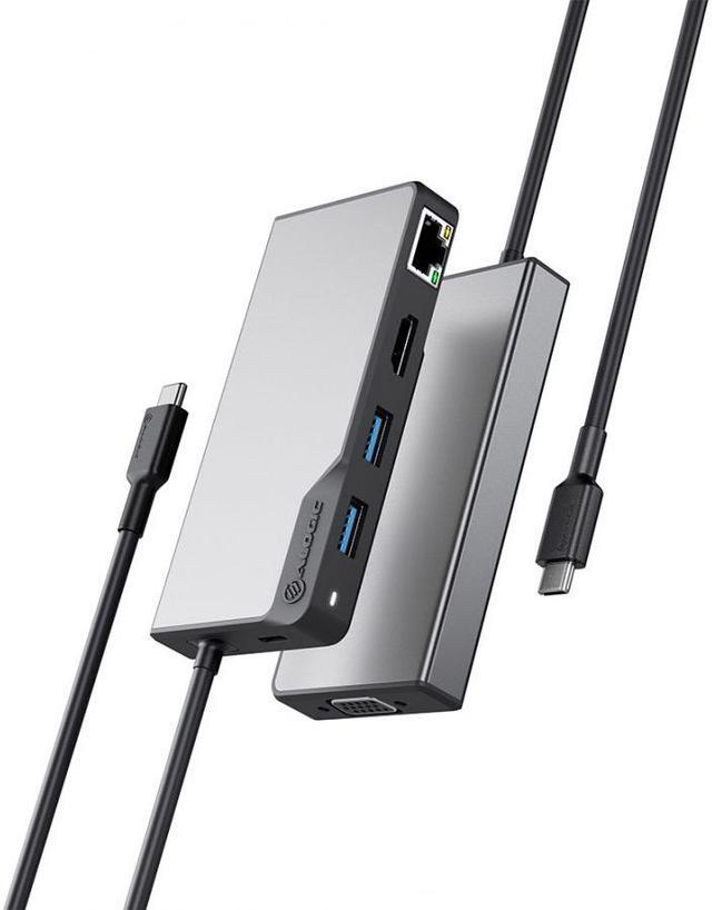 Alt view image 3 of 3 - Alogic UCFUPRGVV2-SGR USB-C Fusion MAX 6-in-1 Hub V2