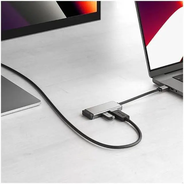 Alt view image 3 of 3 - Alogic MagForce TRIO 3-in-1 Hub ULCHDACPD-SGR