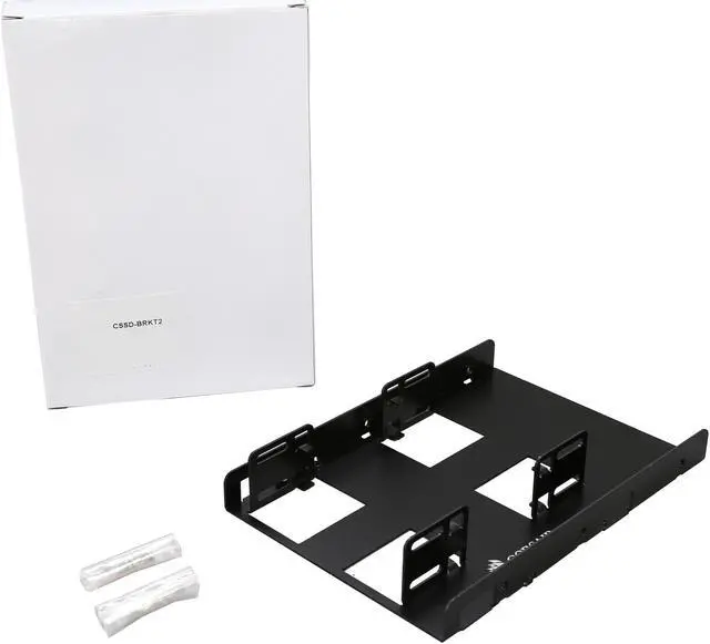 Alt view image 6 of 6 - Corsair CSSD-BRKT2 Dual SSD Mounting Bracket