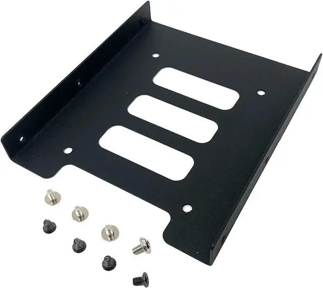 Alt view image 2 of 3 - Micro Connectors L02-250 Single 2.5" Metal HDD/SSD Mounting Bracket Kit for 2.5" HDD/SDD to 3.5" drive bay