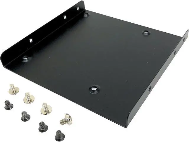 Alt view image 2 of 3 - Micro Connectors L02-35251 Single 2.5" Metal SSD/HDD Mounting Kit for 2.5" SSD/HDD to 3.5" drive bay