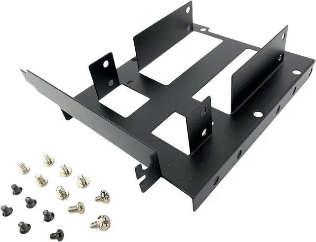 Alt view image 2 of 3 - Micro Connectors L02-300 Rear Panel HDD/SSD Mounting Kit for two 2.5" and one 3.5" SSD/HDD