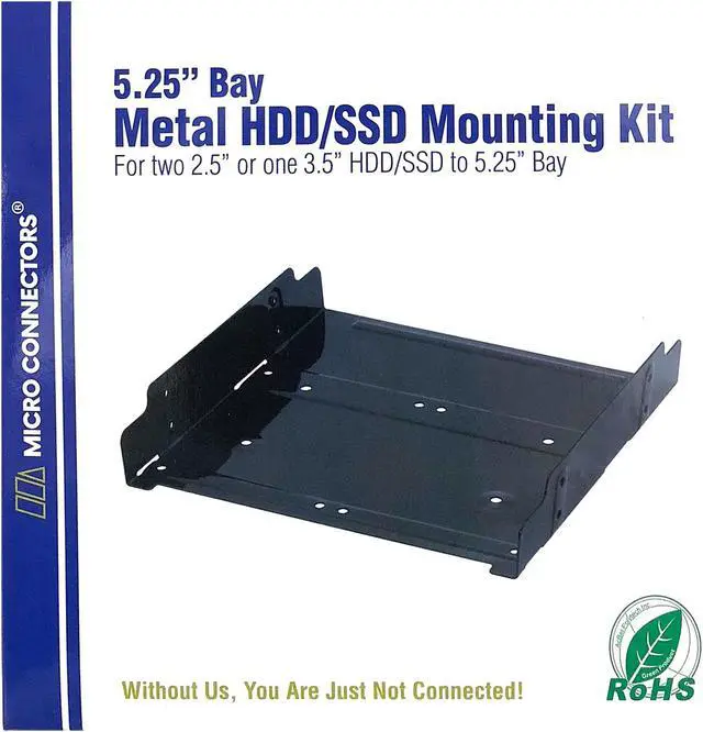 Alt view image 3 of 3 - Micro Connectors L02-25525 HDD/SSD Mounting Kit for two 2.5" and one 3.5" SSD/HDD