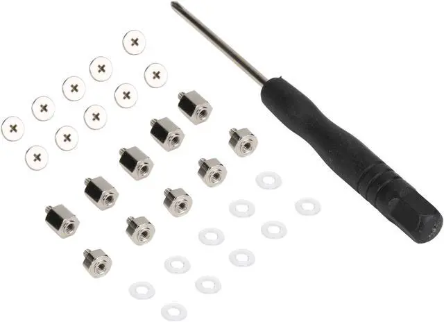 Alt view image 2 of 3 - Micro Connectors L02-M2S-KIT M.2 SSD Mounting Screws Kit