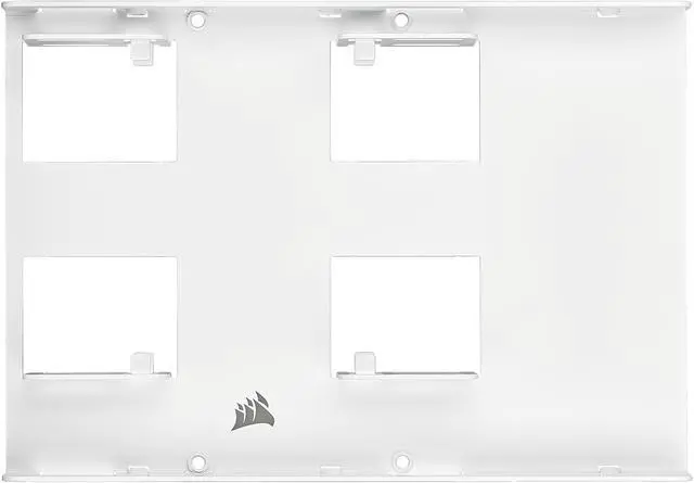 Alt view image 2 of 9 - Corsair Dual SSD Mounting Bracket CSSD-BRKT2W - White