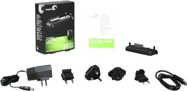 Alt view image 6 of 6 - Seagate STAE106 FreeAgent GoFlex Desk desktop adapter - USB 3.0