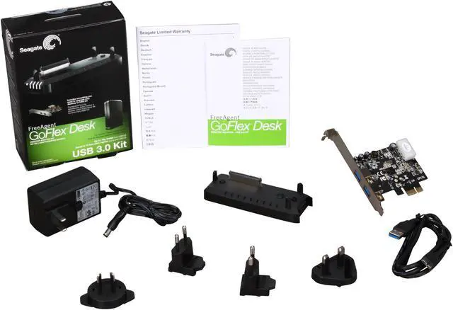 Alt view image 9 of 9 - Seagate STAE107 FreeAgent GoFlex Desk desktop adapter – USB 3.0 Kit