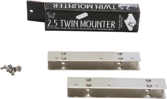 Alt view image 3 of 3 - Scythe 2.5 Twin Mounter 2.5 inch SSD in 3.5inch bay