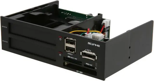 Main image of Scythe SCKMRK-5 Kama Rack 5 Mobile Rack for two 2.5" SATA HDD/SSD w/ Card Reader & USB/e-SATA Port