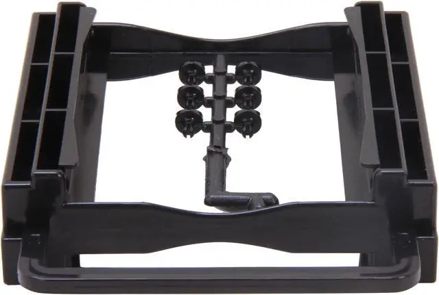 Alt view image 2 of 5 - Nippon Labs HDB-252A Screw Less Dual 2.5" HDD/SS Plastic Bracket Black Color