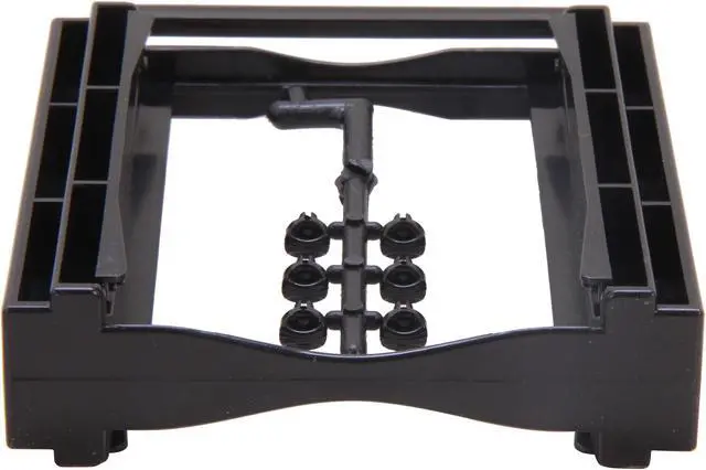 Alt view image 4 of 5 - Nippon Labs HDB-252A Screw Less Dual 2.5" HDD/SS Plastic Bracket Black Color