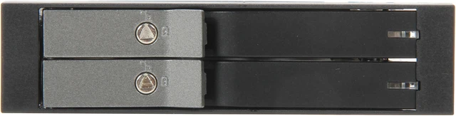 Alt view image 2 of 5 - VANTEC MRK-225S6-BK Dual Bay 2.5" SATA SSD/ HDD Remov able Rack