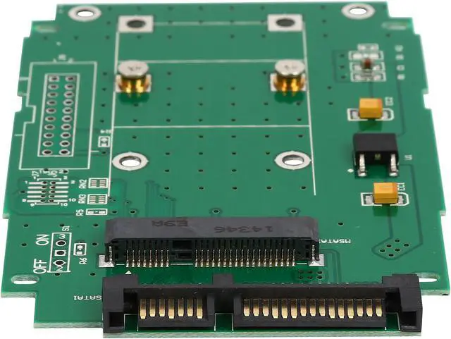 Alt view image 2 of 5 - VANTEC UGT-MST100 Multi-size mSATA to SATA Converter Board