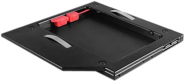 Alt view image 2 of 4 - VANTEC MRK-HC95A-BK SSD/HDD Aluminum Caddy for 9.5mm ODD Laptop Drive Bay