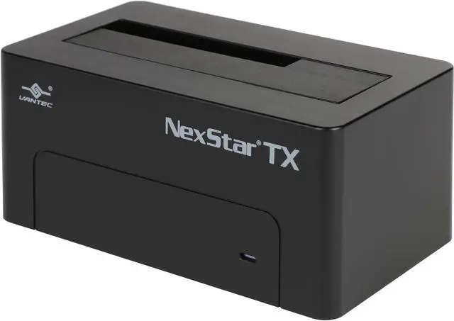 Main image of VANTEC NST-D328S3-BK Plastic 2.5"/3.5" HDD/SSD/Hybrid Drive Black Standard SATA III USB Type B NexStar TX USB 3.0 Hard Drive Dock