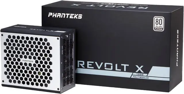 Alt view image 9 of 10 - Phanteks Revolt X PH-P1000PS 80PLUS Platinum, 1000W, Patented Power Splitter Technology, Fully Modular, Dual System Support