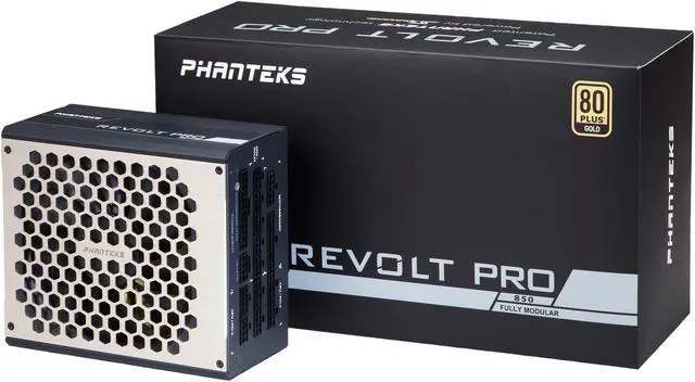 Alt view image 9 of 10 - Phanteks Revolt Pro Series PH-P850GC, 80PLUS GOLD, Fully Modular, Patented Power Combo Technology, 850W ATX Power Supply