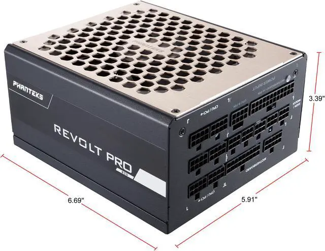 Alt view image 10 of 10 - Phanteks Revolt Pro Series PH-P850GC, 80PLUS GOLD, Fully Modular, Patented Power Combo Technology, 850W ATX Power Supply
