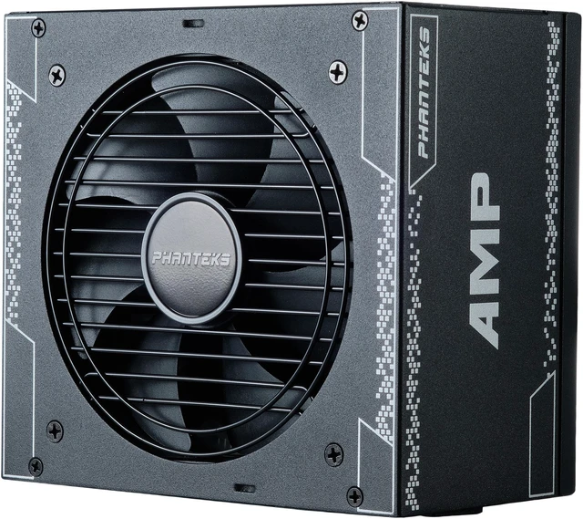 Alt view image 2 of 10 - Phanteks AMP Series 650W 80PLUS Gold, ATX Power Supply, Fully Modular, Hybrid Mode, Silent fan, Revolt PRO LINK Certified