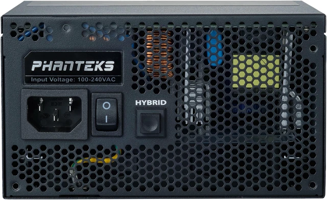 Alt view image 5 of 10 - Phanteks AMP Series 650W 80PLUS Gold, ATX Power Supply, Fully Modular, Hybrid Mode, Silent fan, Revolt PRO LINK Certified