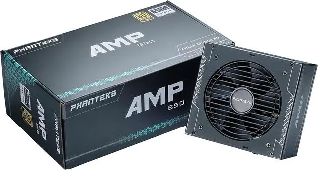 Alt view image 9 of 9 - Phanteks Amp PH-P850G 850 W ATX12V 80 PLUS GOLD Certified Full Modular Power Supply