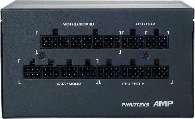 Alt view image 5 of 9 - Phanteks Amp PH-P1000G 1000 W ATX12V 80 PLUS GOLD Certified Full Modular PFC Power Supply