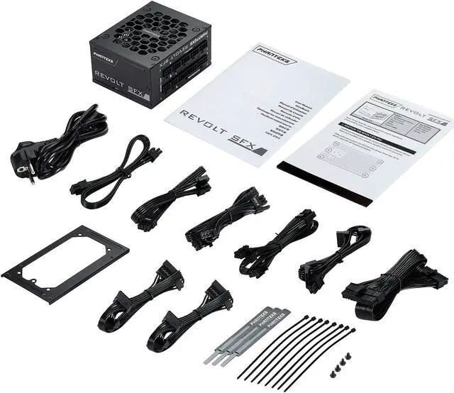 Alt view image 8 of 9 - Phanteks Revolt PH-P750PSF_US01 750 W SFX 80 PLUS PLATINUM Certified Full Modular Power Supply