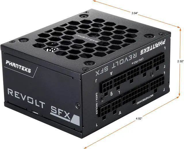 Alt view image 2 of 9 - Phanteks Revolt PH-P750PSF_US01 750 W SFX 80 PLUS PLATINUM Certified Full Modular Power Supply