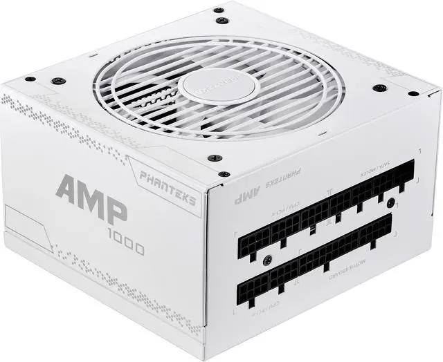 Main image of Phanteks AMP Series PH-P1000G_WT01 1000 W ATX 80 PLUS GOLD Certified Full Modular Power Supply