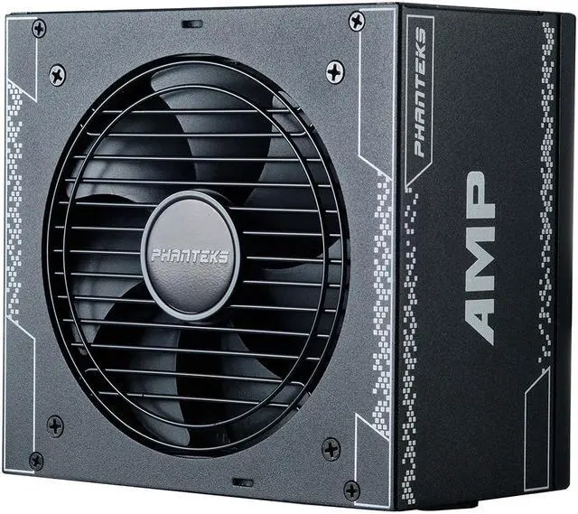 Alt view image 2 of 9 - Phanteks AMP 1000W V2 80PLUS Gold, ATX Power Supply, 12VHPWR Included, Fully Modular, Hybrid Mode, Silent fan, Revolt PRO LINK Certified