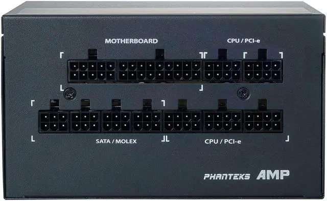 Alt view image 4 of 9 - Phanteks AMP 1000W V2 80PLUS Gold, ATX Power Supply, 12VHPWR Included, Fully Modular, Hybrid Mode, Silent fan, Revolt PRO LINK Certified