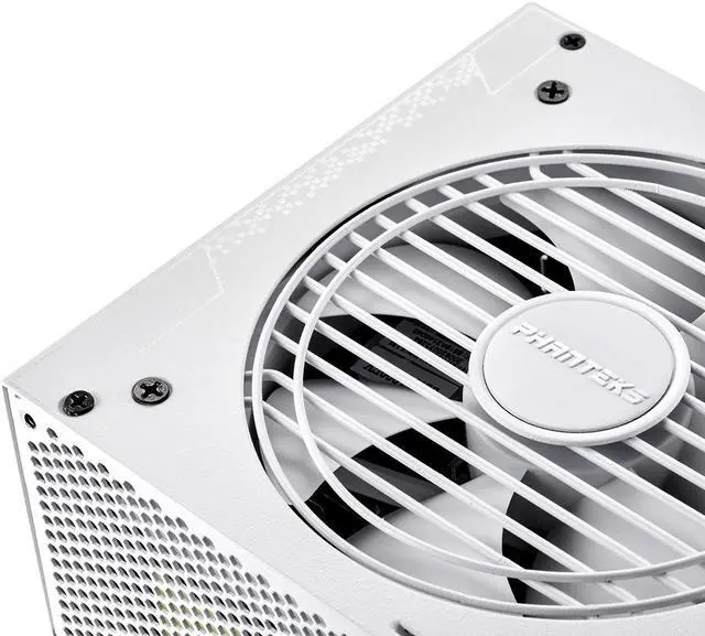 Alt view image 6 of 9 - Phanteks AMP 1000W V2 80PLUS Gold White Edition, ATX Power Supply, 12VHPWR Included, Fully Modular, Hybrid Mode, Silent fan, Revolt PRO LINK Certified