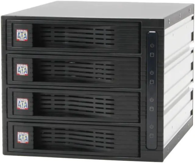 Main image of KINGWIN KF-4000-BK 3.5" Internal hot swap rack raid-4 bay