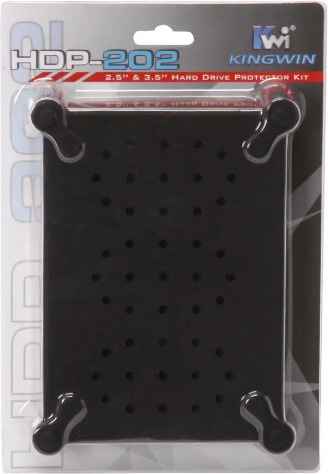 Alt view image 7 of 7 - KINGWIN HDP-202 Silicon H.D.D. Protector Kit