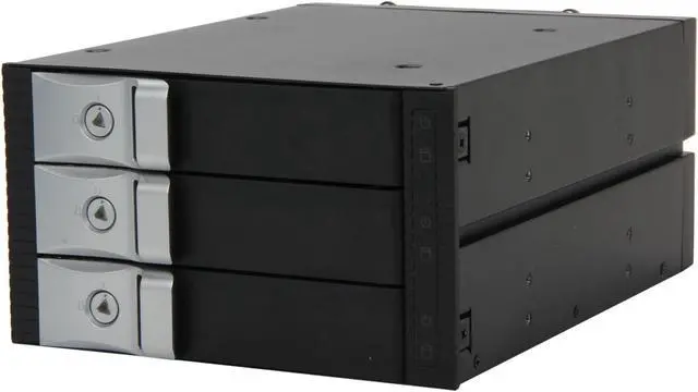 Main image of KINGWIN KF-3002-BK Multi-Bay Internal Rack, 3 Drives For 2 Bay Space For SATA