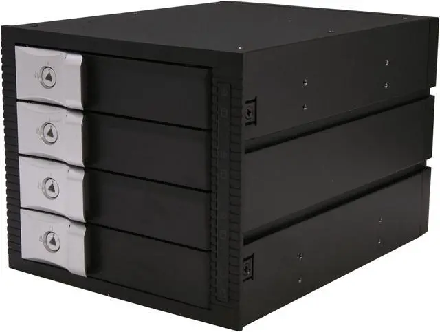 Main image of KINGWIN KF-4002-BK Multi-Bay Internal Rack, 4 Drives For 3 Bay Space For SATA