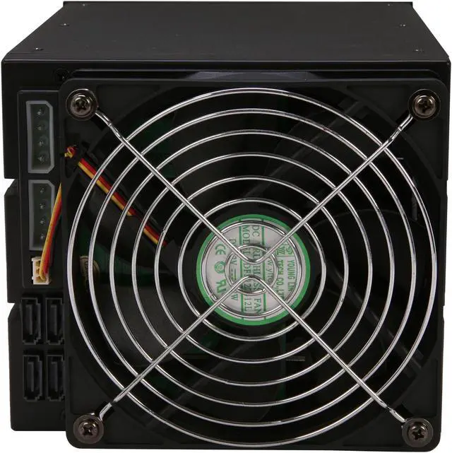 Alt view image 4 of 6 - KINGWIN KF-4002-BK Multi-Bay Internal Rack, 4 Drives For 3 Bay Space For SATA