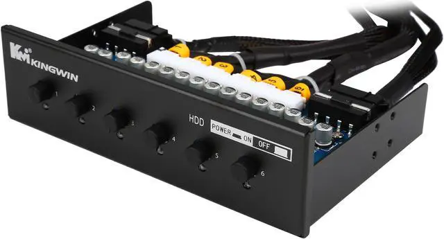 Main image of KINGWIN HDD-PS6 Hard Drive Power Switch to Control up to 6 HDD