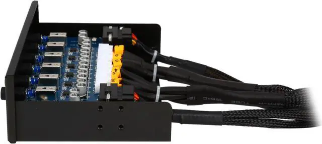 Alt view image 5 of 6 - KINGWIN HDD-PS6 Hard Drive Power Switch to Control up to 6 HDD