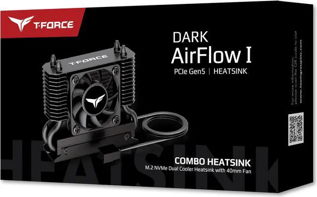 Alt view image 5 of 5 - Team Group T-FORCE DARK Air Flow M.2 2280 SSD Cooler TJ190002